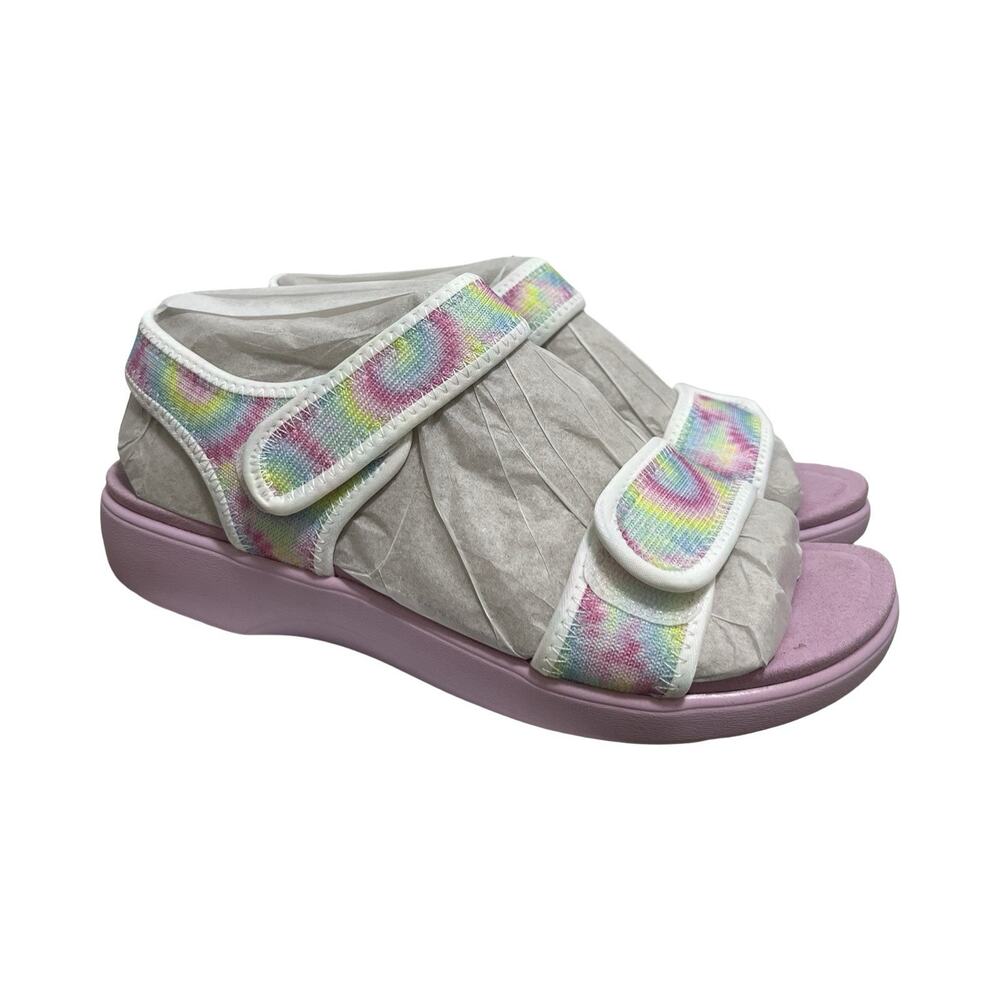 TRAQ‎ by Alegria Baby Bloomer Strappy Sandals Womens US 7-7.5 EU 37 Pink NIB